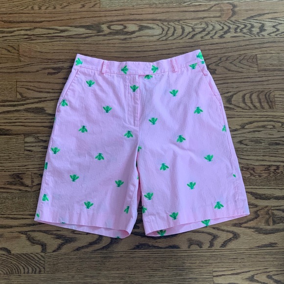 Lilly Pulitzer Pants - Lily Pullitzer Embroidered Bee Shorts - Size 10 Lilly Pulitzer Pants - Lily Pullitzer Embroidered Bee Shorts - Size 10